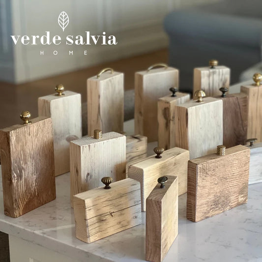 Tagliere artigianale in legno - Verde Salvia Home