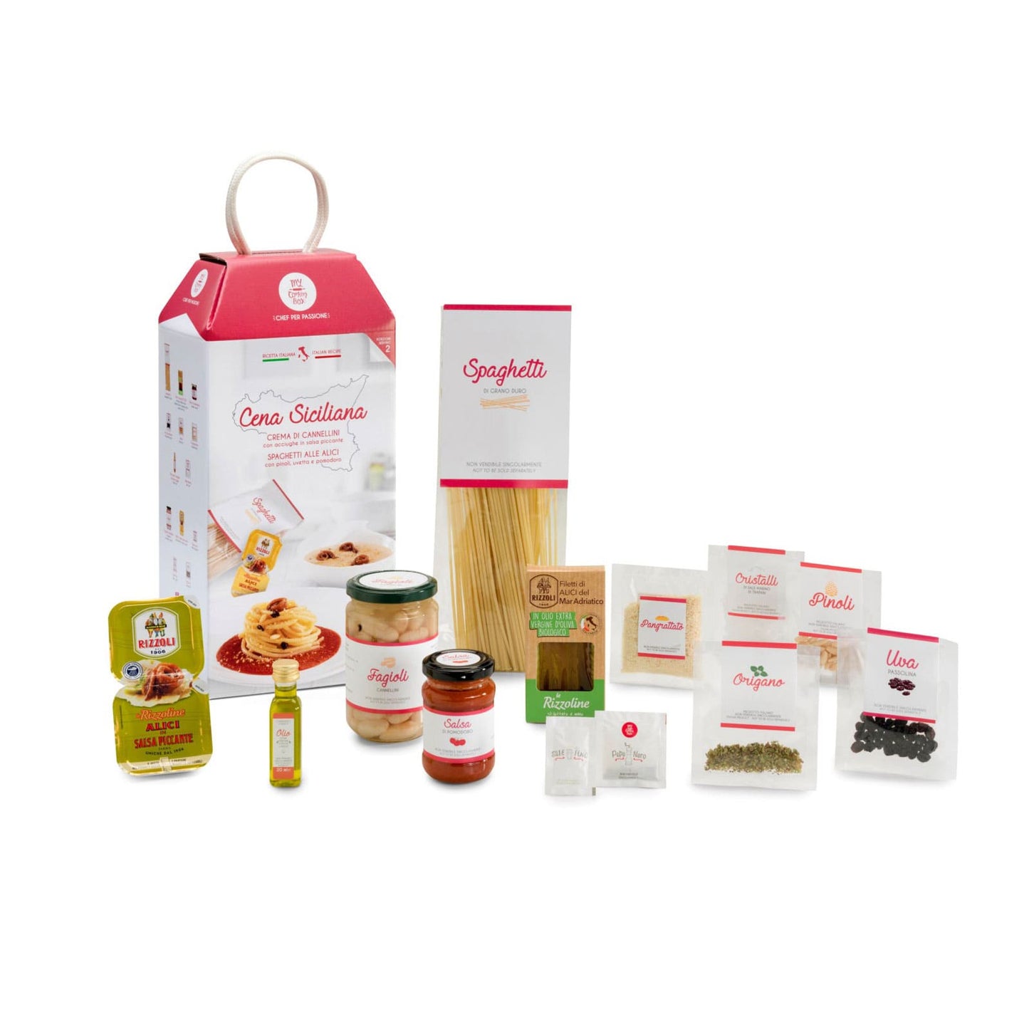 La cena siciliana: crema di cannellini e spaghetti alle alici