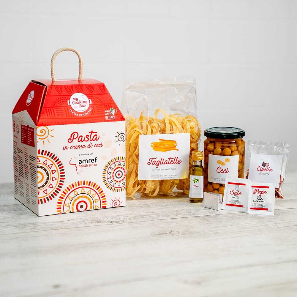 Box Pasta e ceci di My Cooking Box con ingredienti dosati