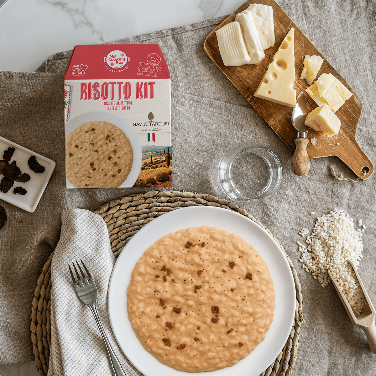 Risotto al tartufo Kit in collaborazione con Savini - My Cooking Box