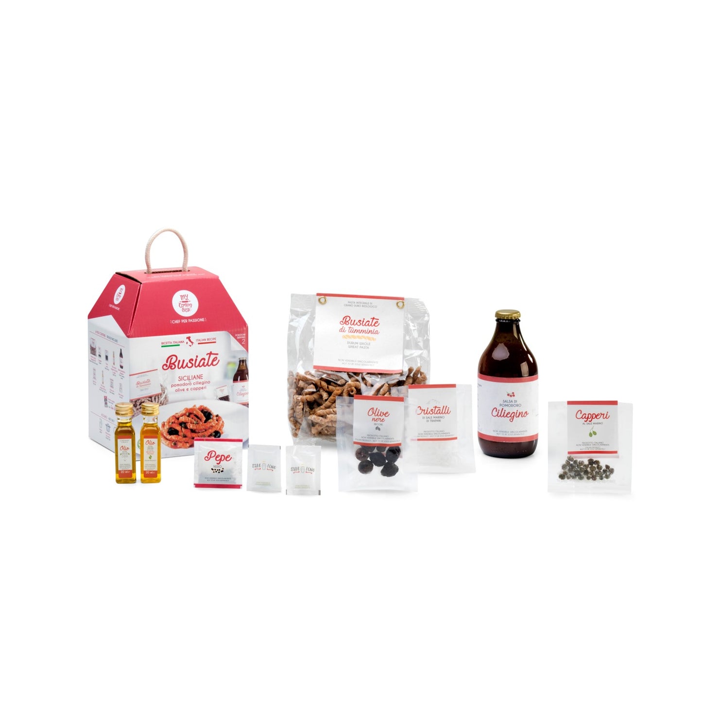 Busiate siciliane con salsa di pomodoro ciliegino - Outlet